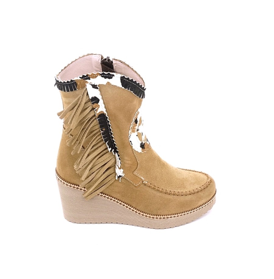 Mujer NIVAL | Judit Botin Cowboy Cuna Flecos Detalles Animal Print