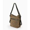 Bolsos PEPE MOLL | Kaki Bolso Mochila Convertible Letras