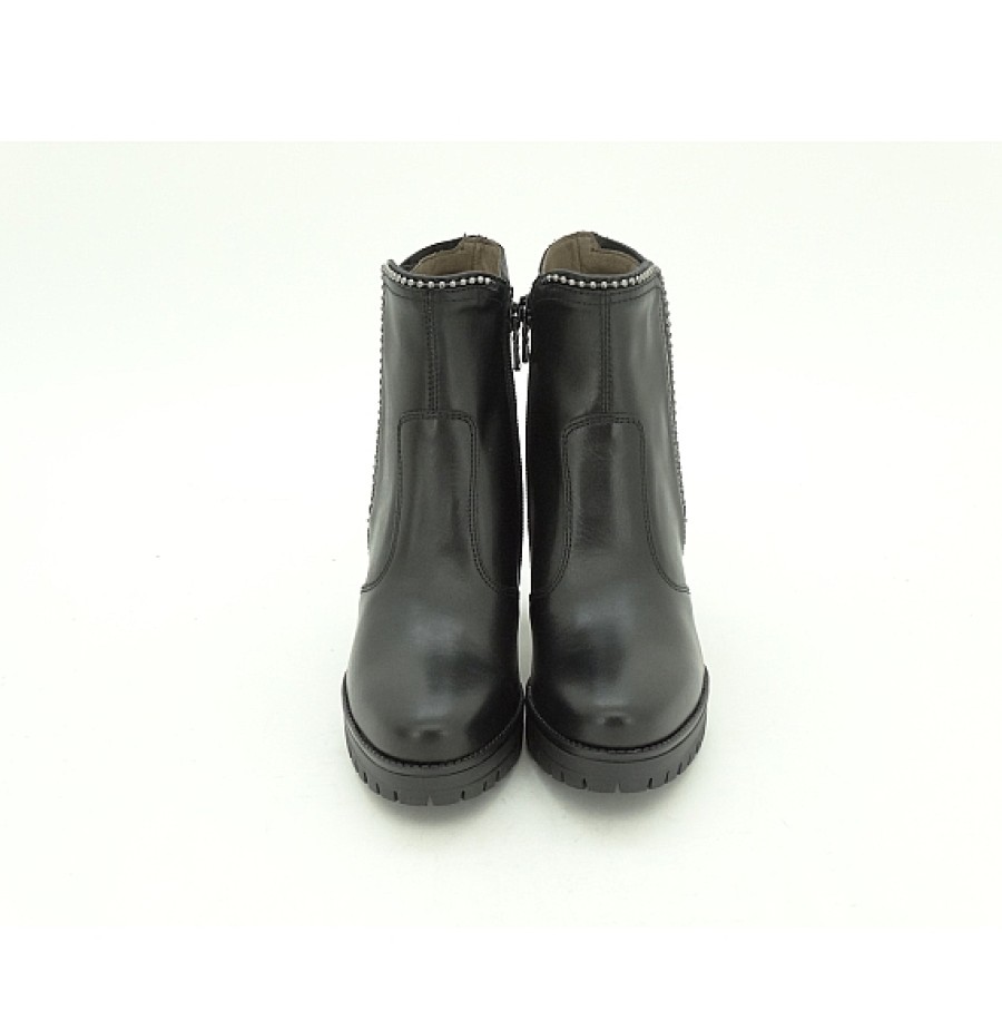 Mujer NERO GIARDINI | Botin Pico Bolitas Y Elastico - Nero Giardini