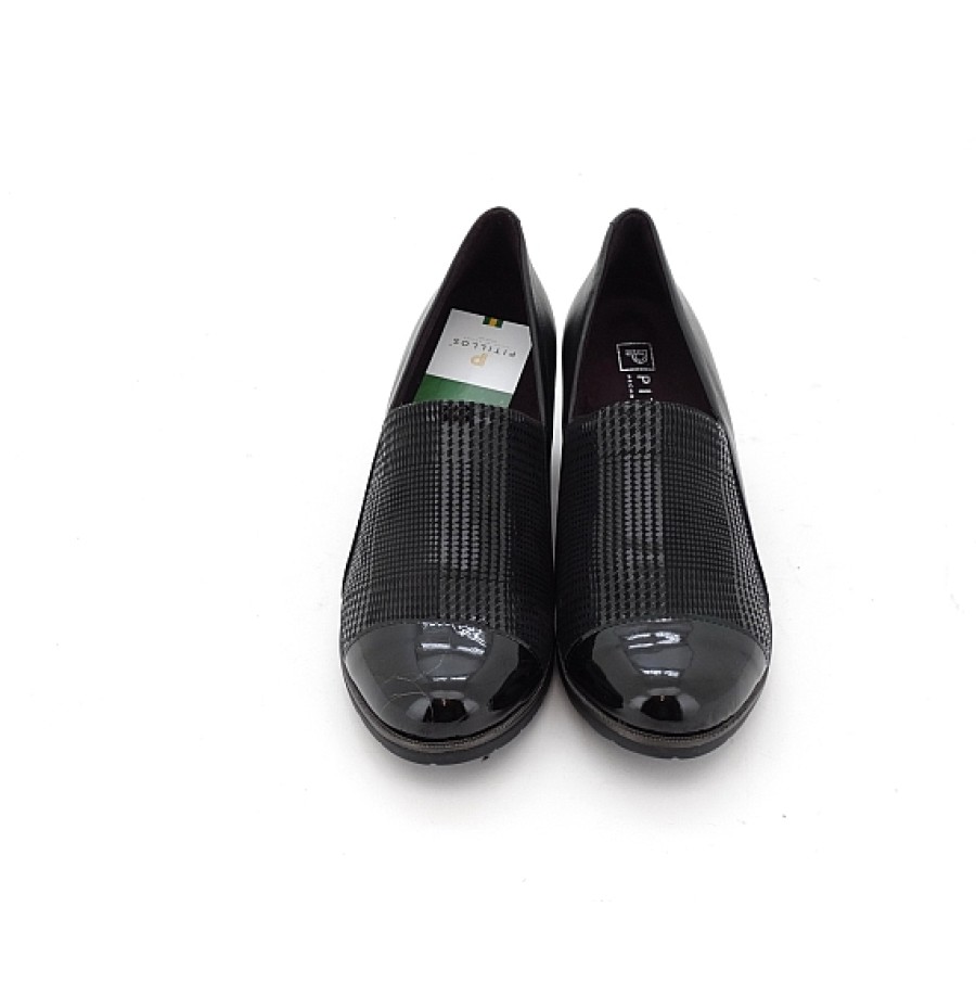 Mujer PITILLOS | Zapato Copete Licra Puntera Charol Pitillos