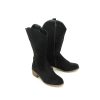 Mujer MIA ROCK | Negra Bota Campera Microfibra
