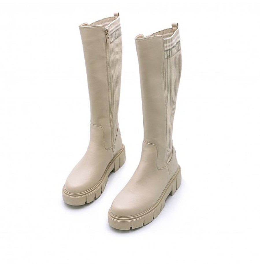Mujer MTNG MUSTANG | Bota Alta Trasera Punto Elastico Mars Mustang