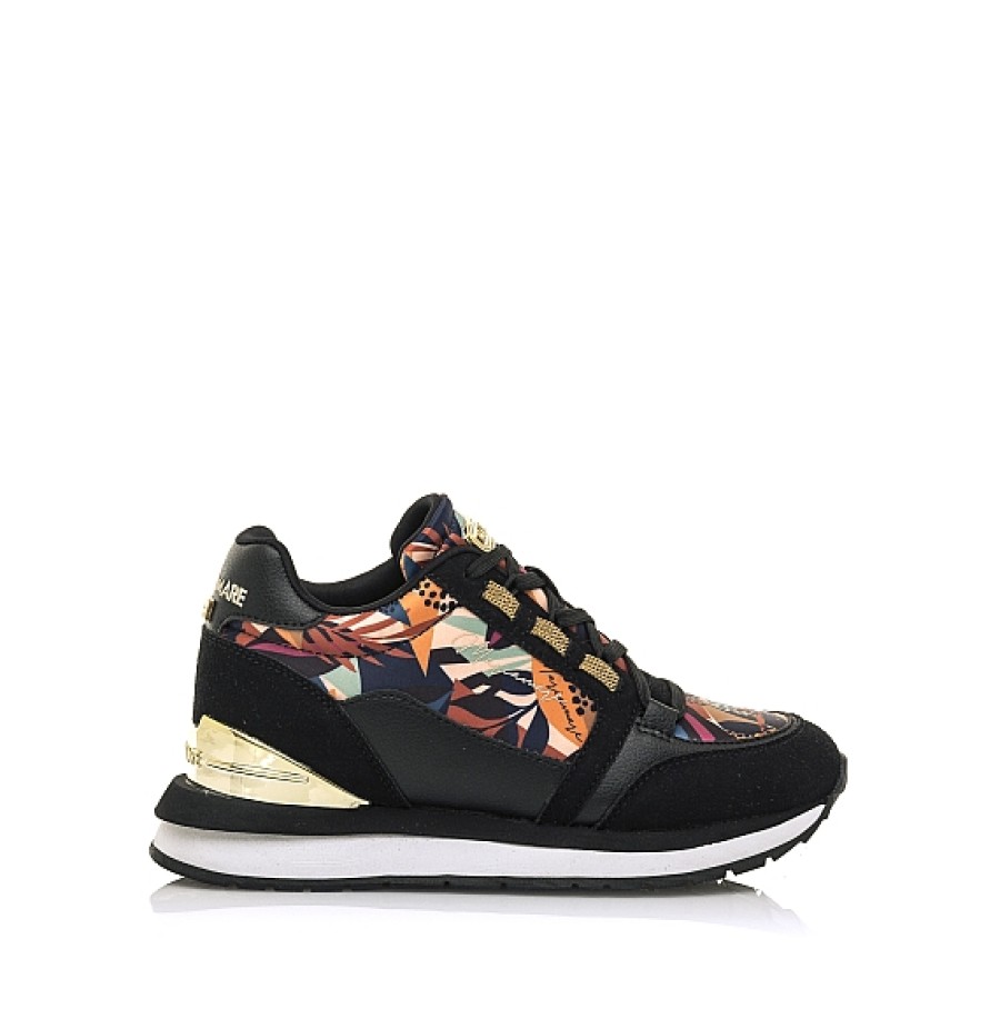 Mujer MARIA MARE | Narika Negra Multicolor Floral Sneaker Cuna Interior