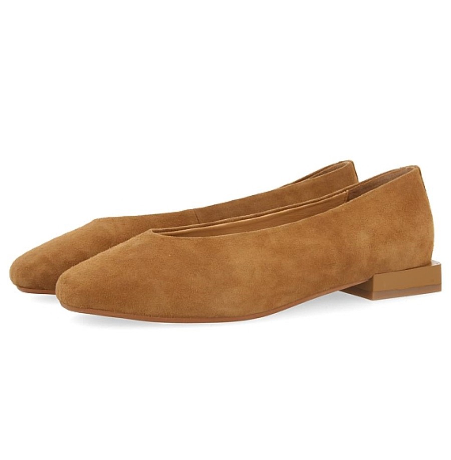 Mujer GIOSEPPO | Cuero Piel Serraje Zapato Salon Plano Nacise Gioseppo