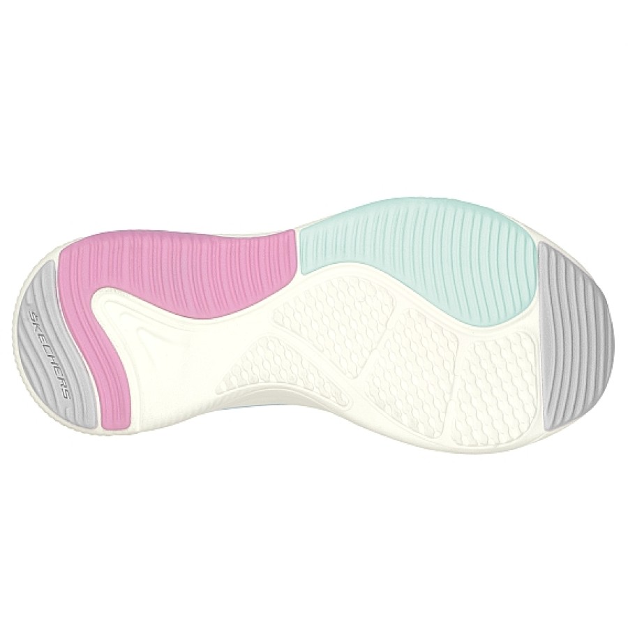 Mujer SKECHERS | Gris Cordones Skechers Relaxed Fit - Dlux Fitness
