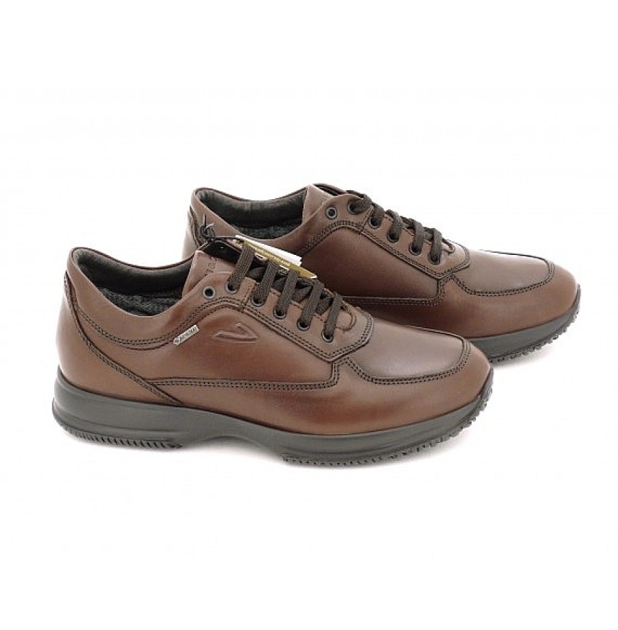 Hombre IGI CO | Zapato Deportivo Piel Con Cordones Y Gore-Tex