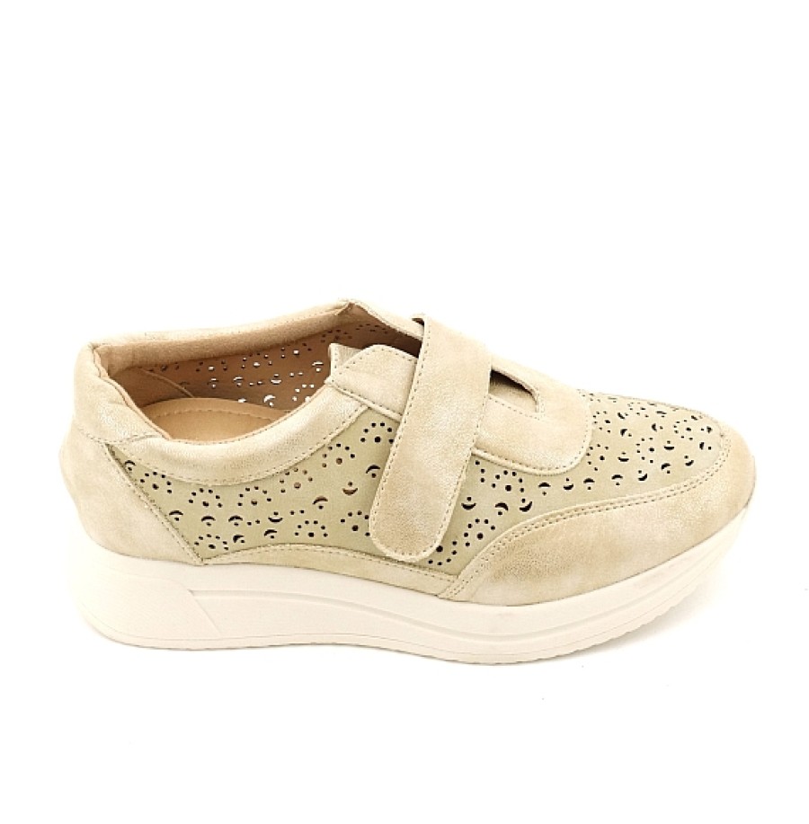 Mujer DAVINIA | Zapato Sport Velcro Perforados