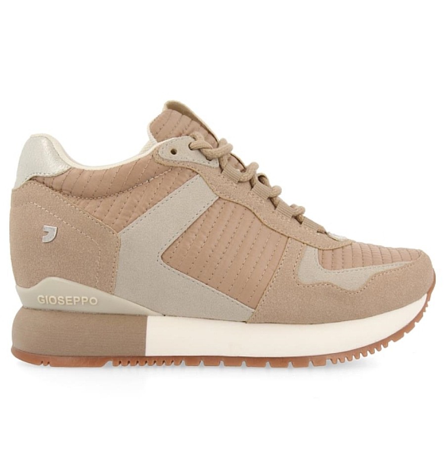 Mujer GIOSEPPO | Beig Nude Sneaker Cuna Interior Zachari Gioseppo