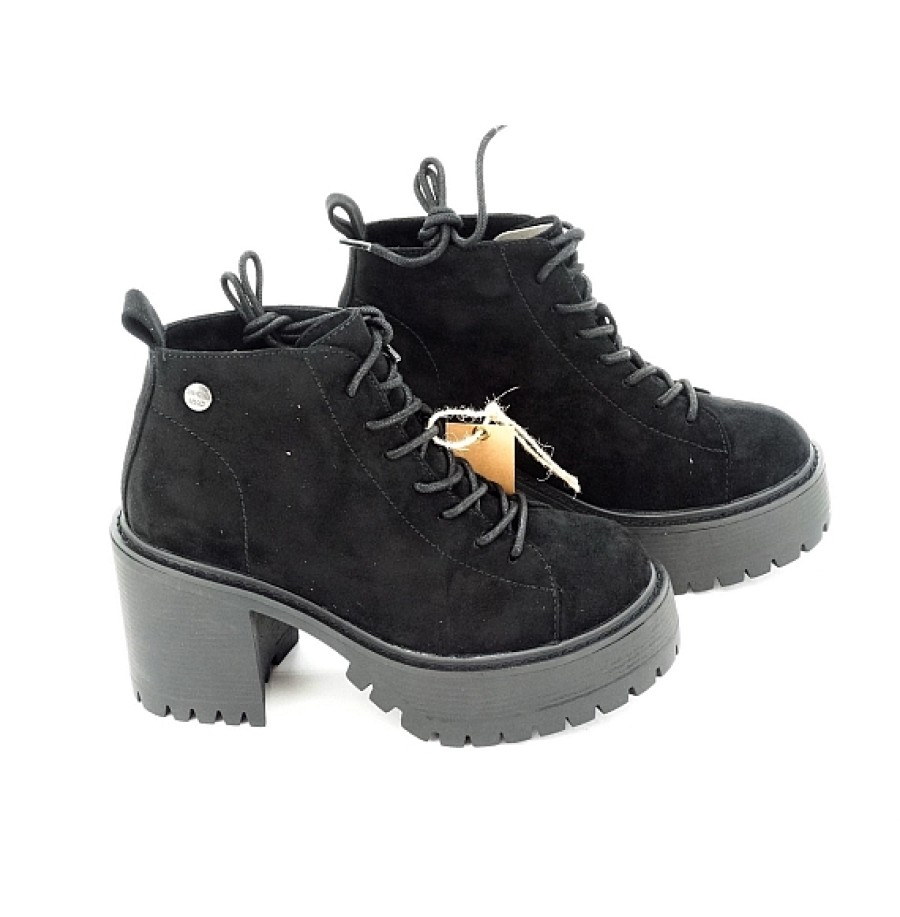 Mujer N'AMORE | Zapato Abotinado Cordones Con Plataforma