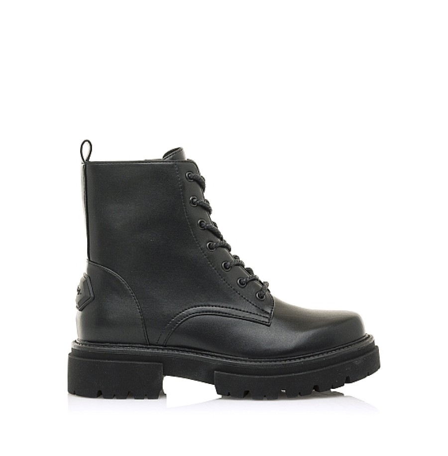 Mujer MTNG MUSTANG | Bota Baja Militar Cordones Piso Track Merc Mustang