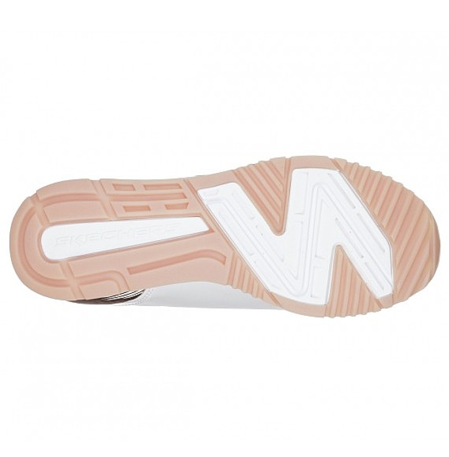 Mujer SKECHERS | Blanca Deportiva Piel Skechers Street Sunlite - Delightfully Og