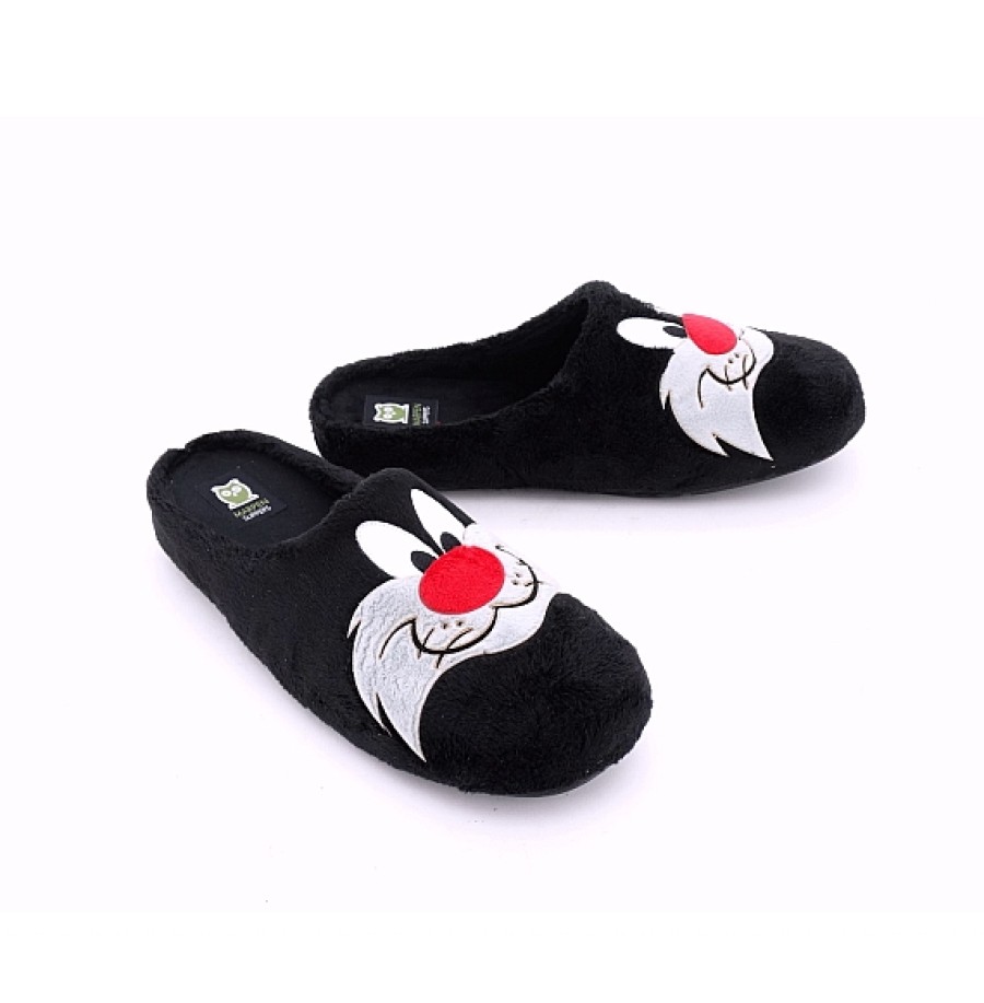 Hombre MARPEN | Zapatilla Casa Negra Lindo Gatito Silvestre