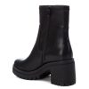 Mujer XTI Footwear | Negro Botin Tacon Ancho Y Plataforma