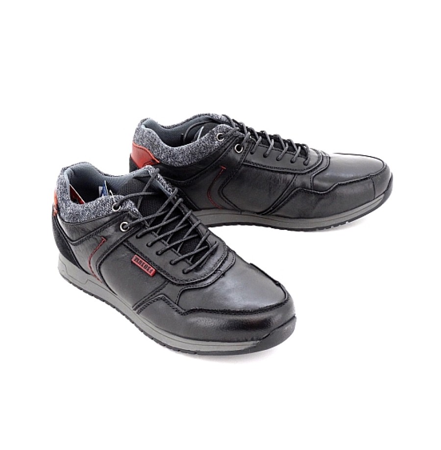 Hombre PAREDES | Zapato Deportivo De Piel Con Cordones Paredes