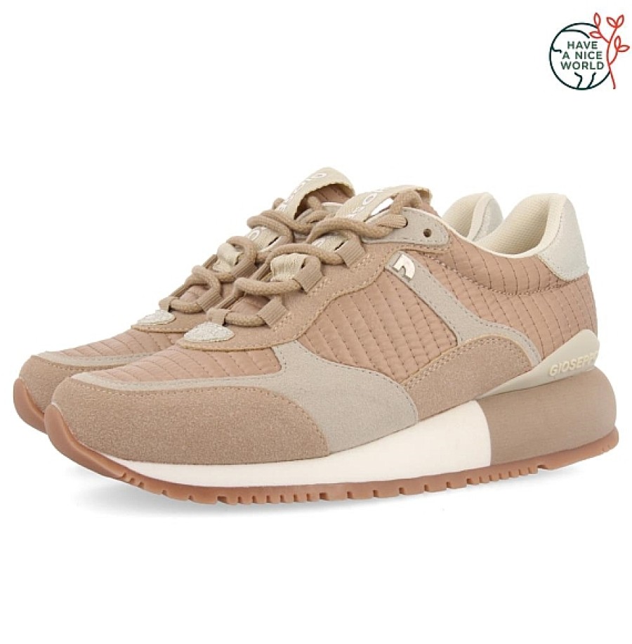 Mujer GIOSEPPO | Beige Nude Sneaker Apora Gioseppo