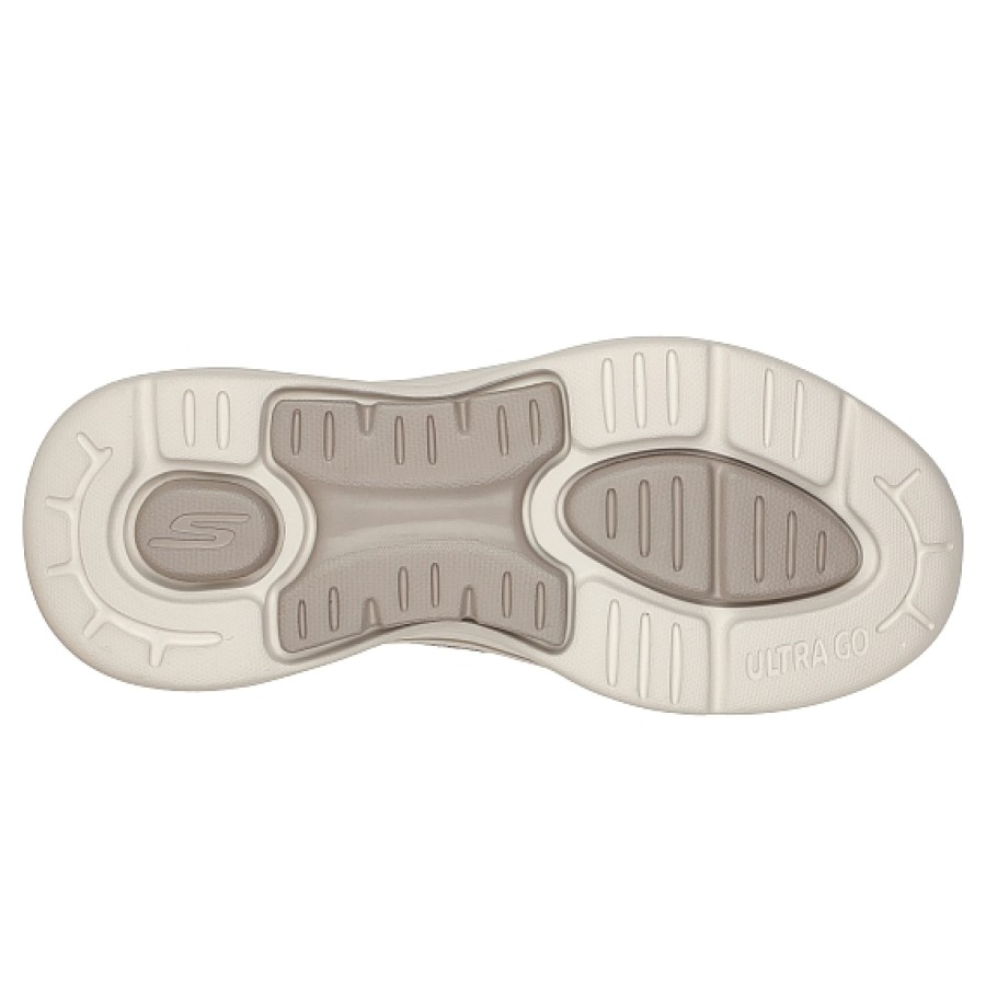 Mujer SKECHERS | Taupe Zapatilla Sin Cordones Skechers Arch Fit Go Walk