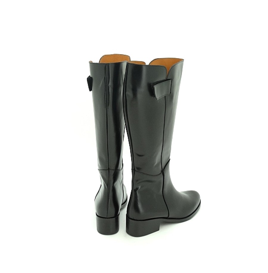Mujer MARROQUI | Bota Alta Piel Cana Ancho Especial