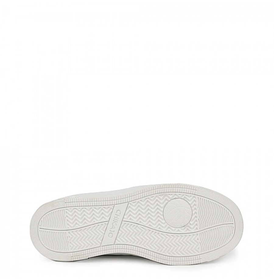 Mujer CHIKA 10 | Blanca 1/2 Bota Boxer Cordones