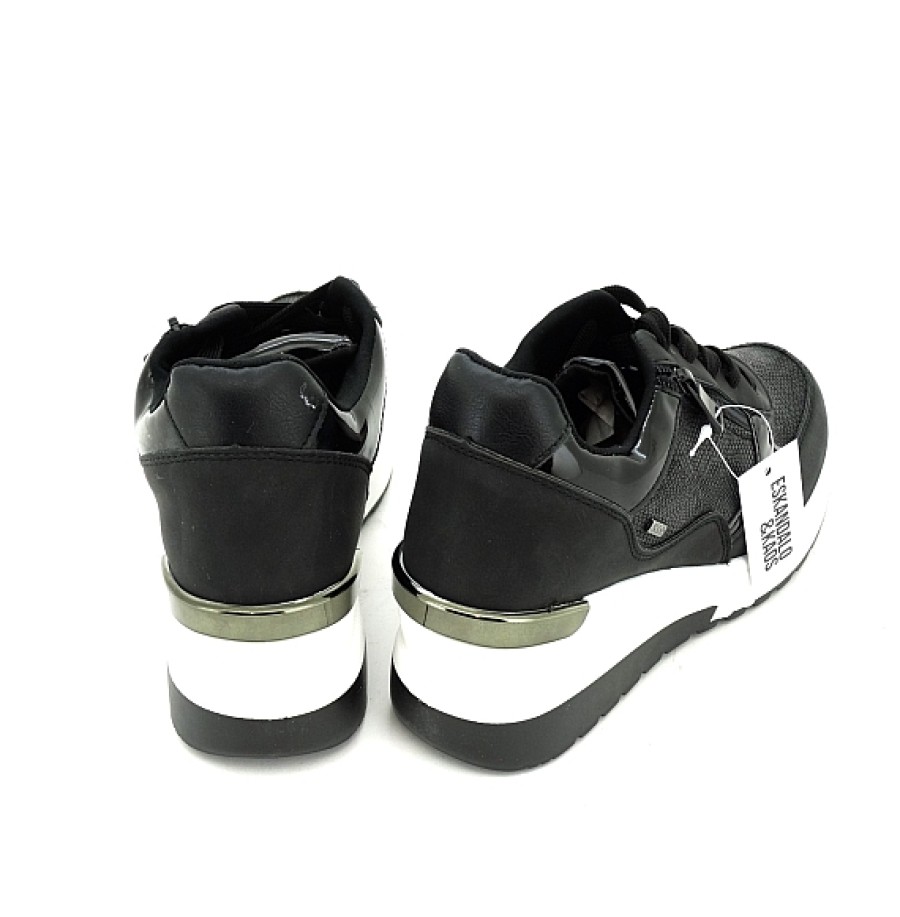 Mujer ESKANDALO | Sneaker Penelope Con Cuna Cordon Y Cremallera